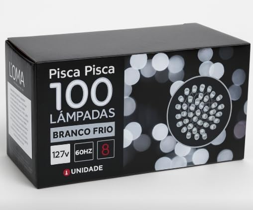 Cordão Pisca 100 LEDs 3