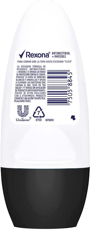Desodorante Rexona Antibacterial + Invisible 2
