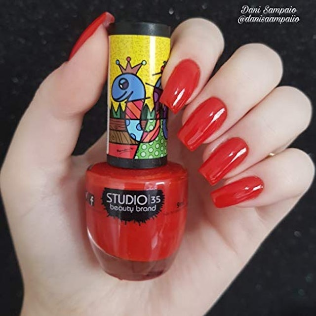 Esmalte Vermelho Fruto Proibido Romero Britto Studio 35 2