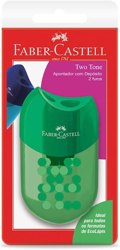 Apontador Duplo com Depósito Two Tone 3