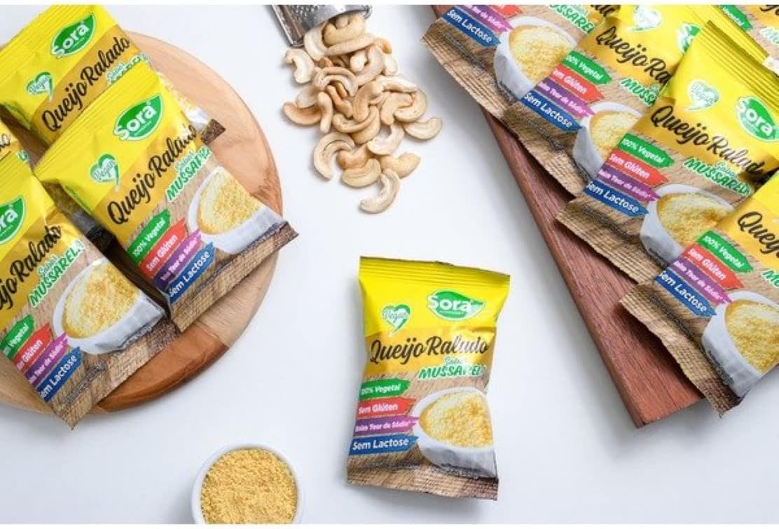 Queijo Ralado Vegetal Sabor Mussarela Sora 3