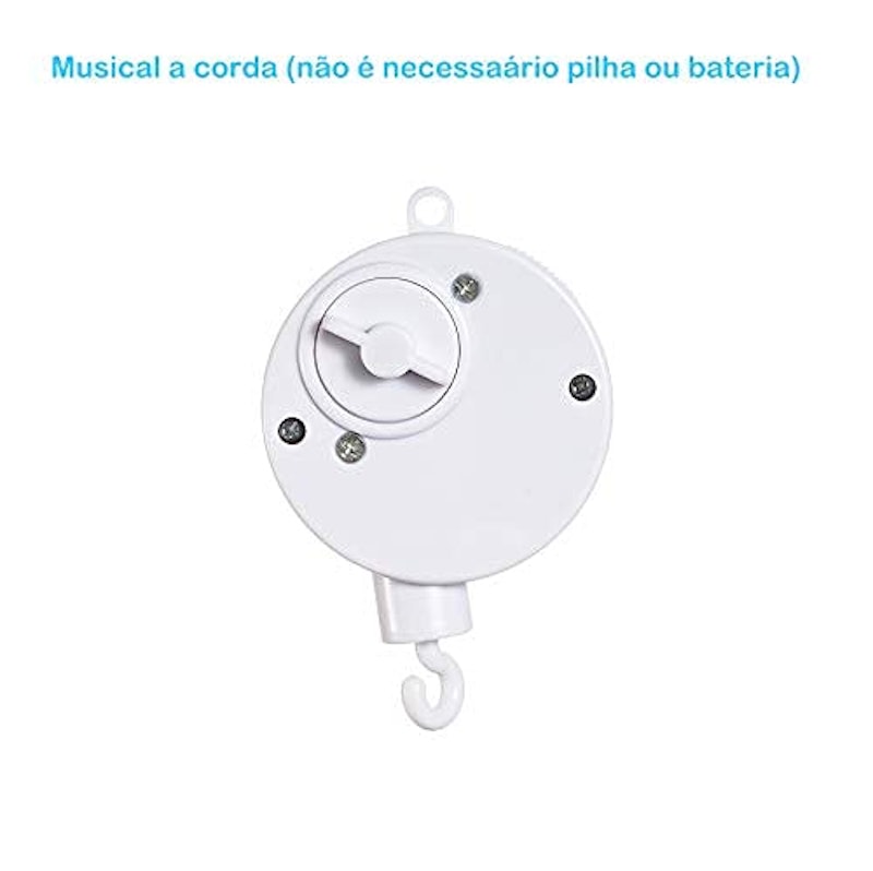 Móbile Berço Bebê Musical e Giratório Animais da Floresta 3