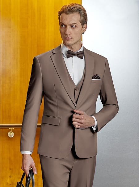 Terno Slim Fit Masculino um Botão 3 Peças Wulful 4
