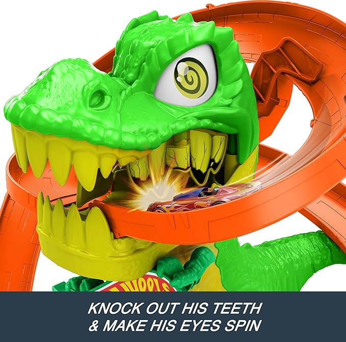 Pista Hot Wheels City T-Rex x Quartel de Bombeiros 3