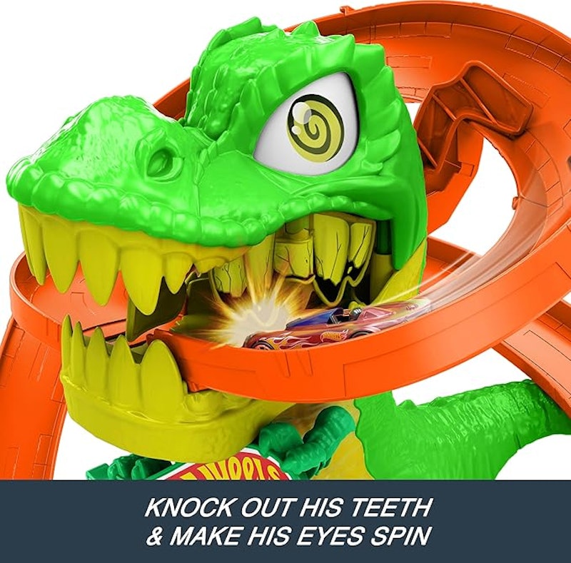 Pista Hot Wheels City T-Rex x Quartel de Bombeiros 3