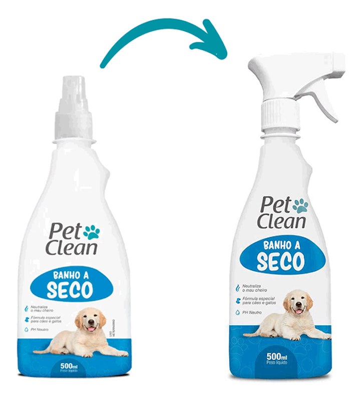 Banho a Seco Spray Pet Clean 4