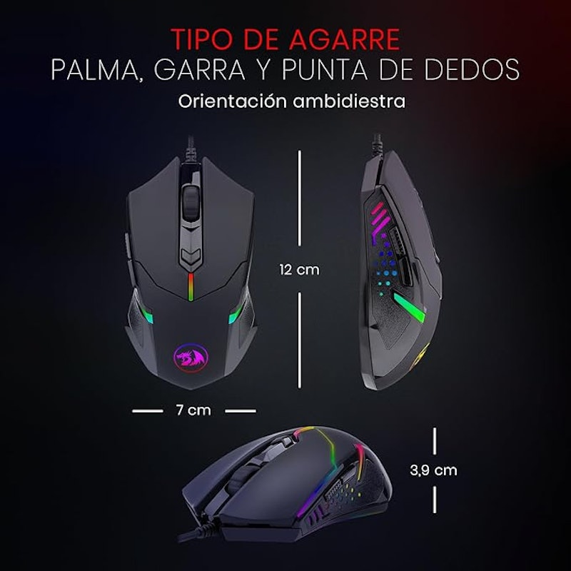 Mouse Redragon Centrophorus RGB 3