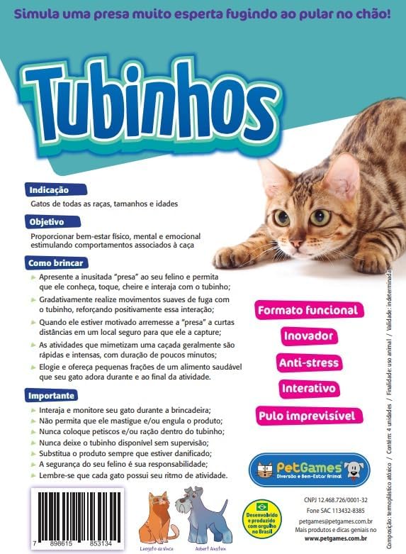 Brinquedo para Gatos Tubinhos 3
