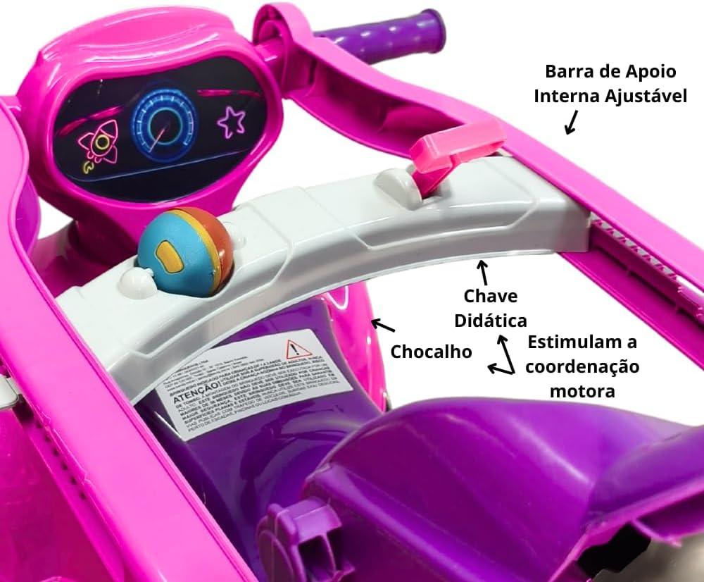 Quadriciclo Passeio Stellar Infantil 5
