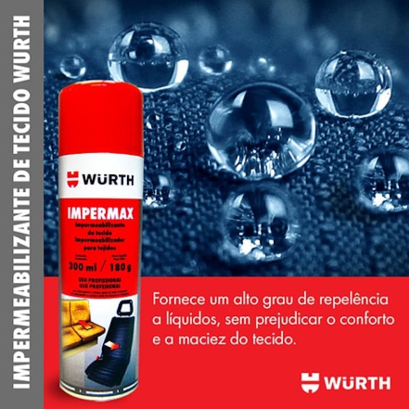 Impermeabilizante para Tecidos e Estofados Impermax Wurth 3