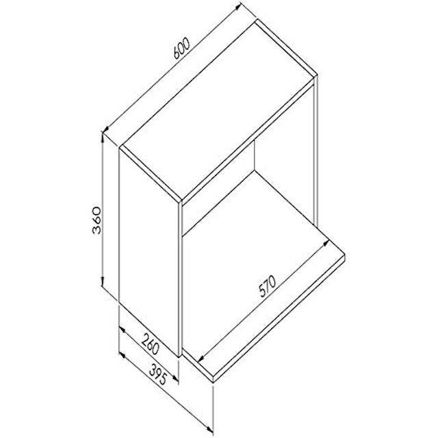 Nicho para Micro-ondas Funcionale 3