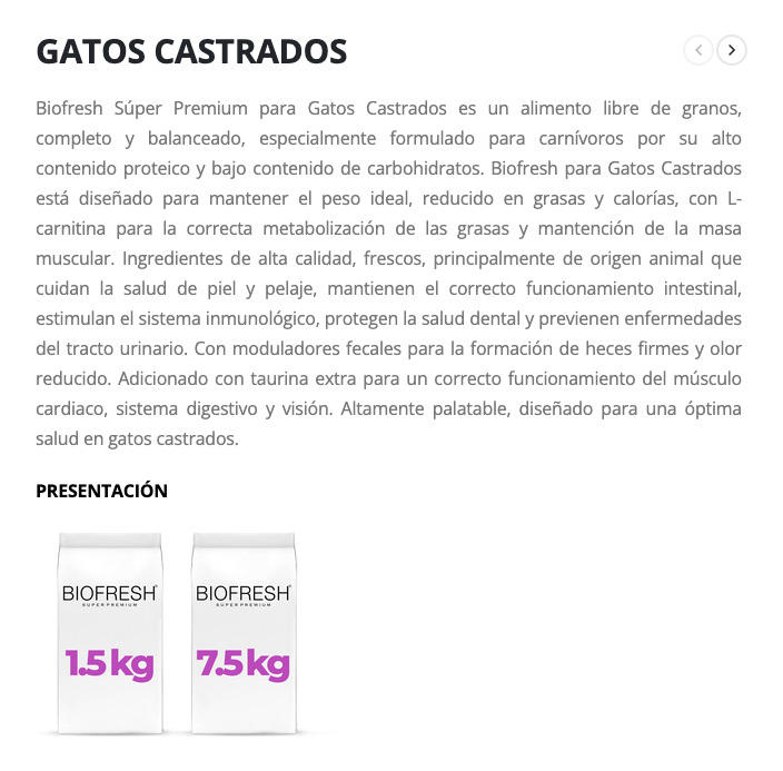 Biofresh Gatos Castrados Salmão 2