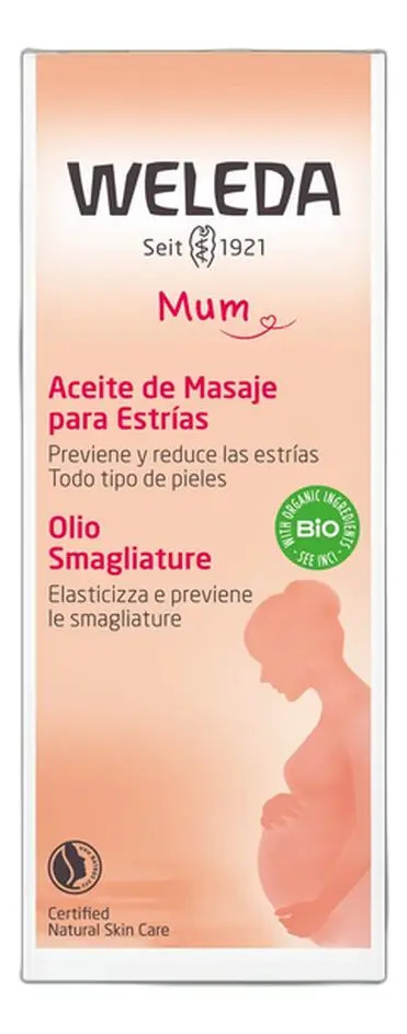 Óleo Corporal para Prevenção de Estrias Weleda 2