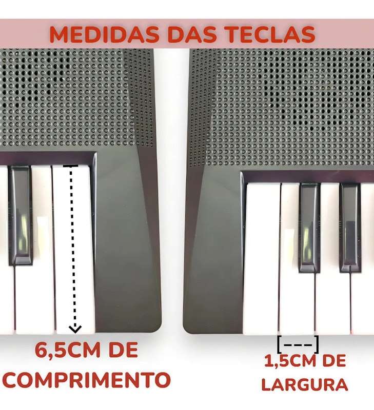 Teclado Infantil 61 Teclas BigFun 4