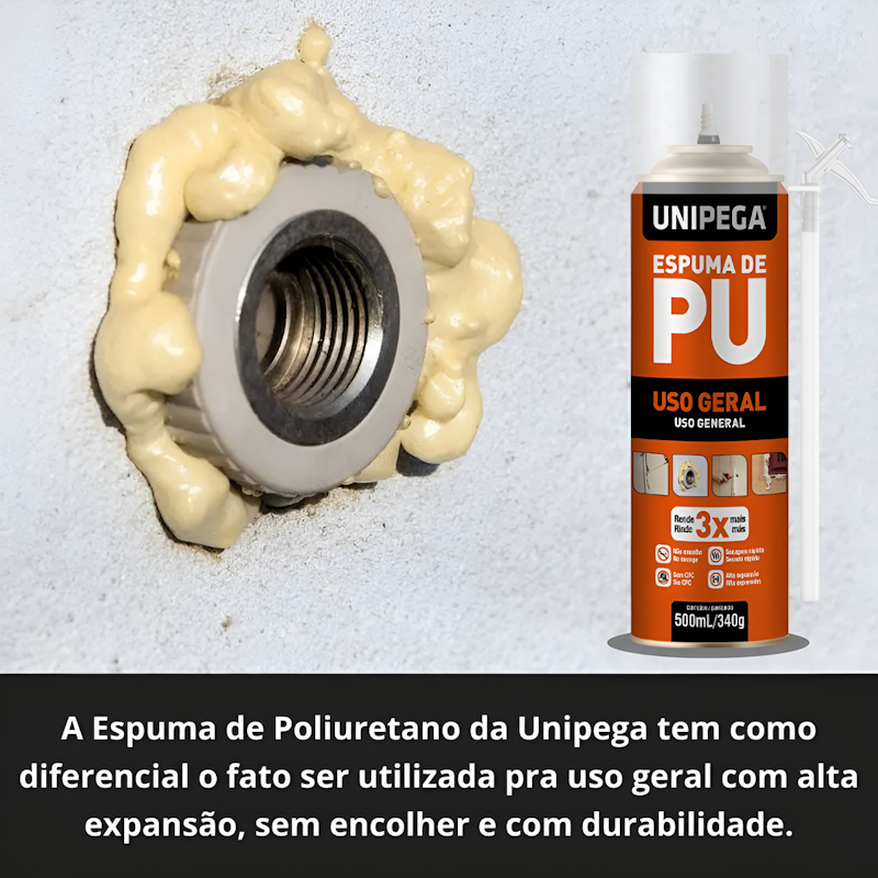 Espuma Expansiva de PU Uso Geral 500 ml 340 g 4