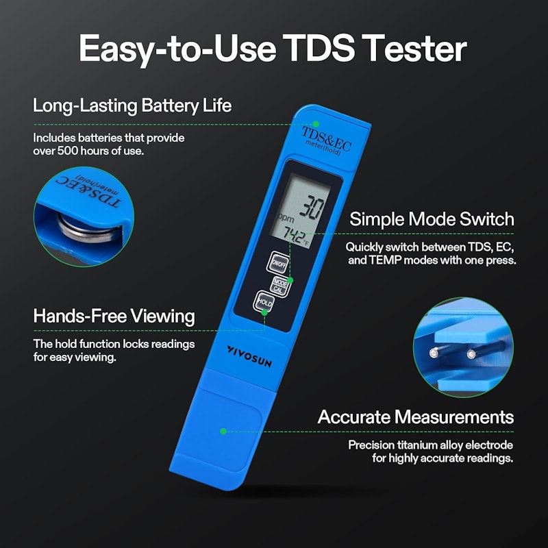 Combo Medidor de pH e TDS 3