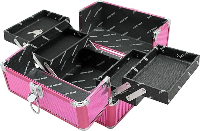 Maleta Profissional de Maquiagem Jacki Design - Pink 3