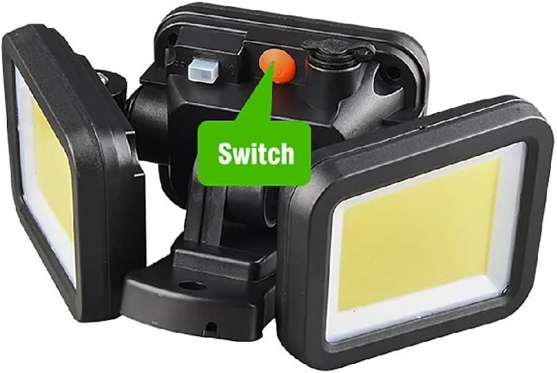 Luminária Refletor Solar Parede LED 4