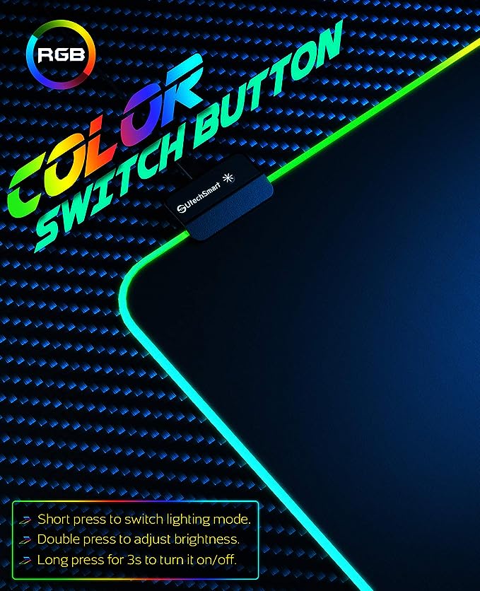 Mouse Pad para Jogos RGB UtechSmart 5