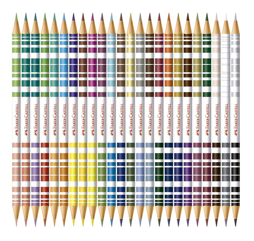 Lápis de Cor Redondo 48 Cores 24 Lápis Bicolor 2