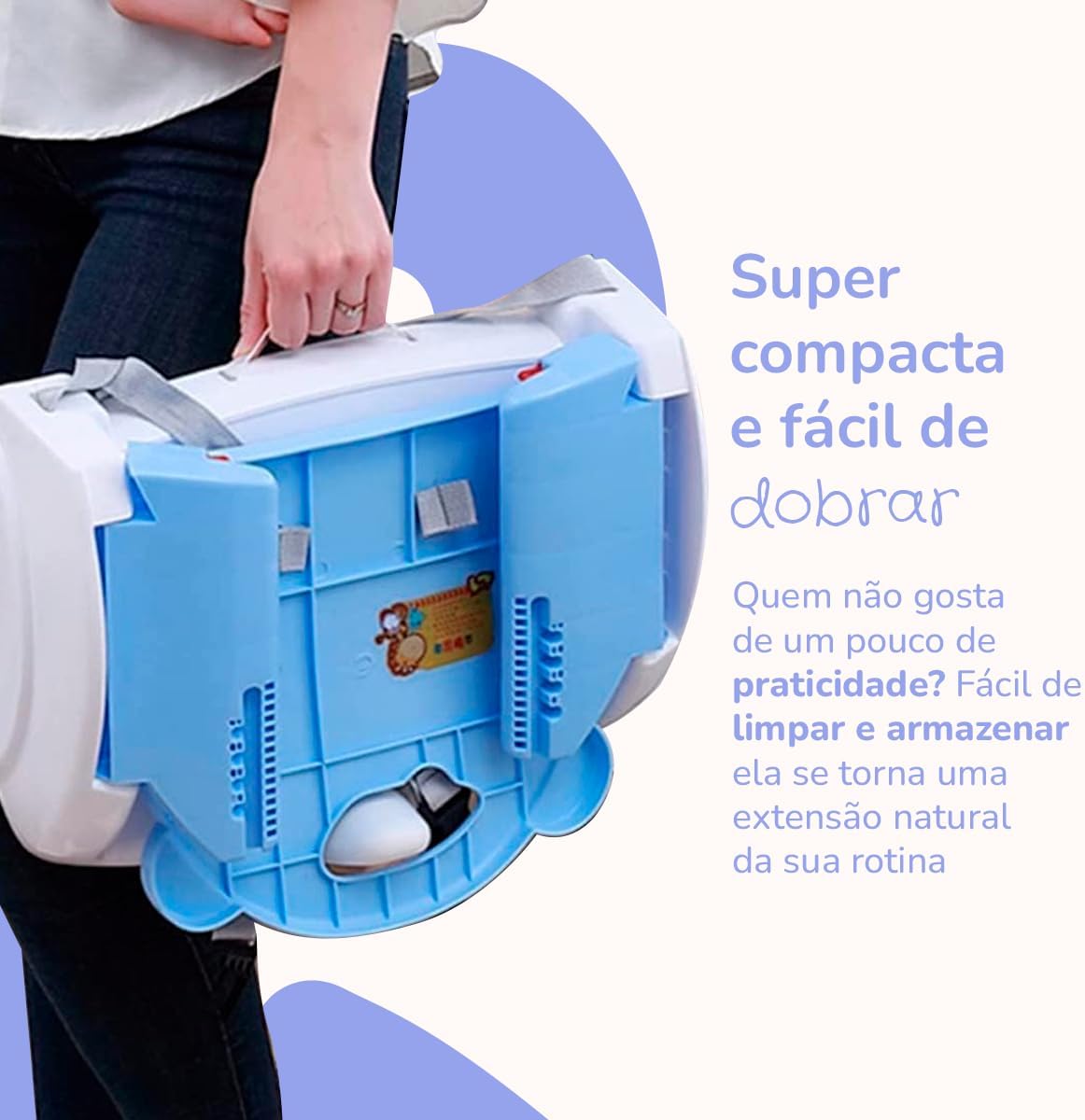Cadeira de Alimentação Refeição Portátil de Bebê 4