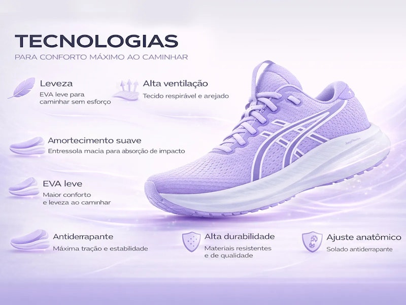 Tênis ASICS GEL-Excite 11 Feminino 5