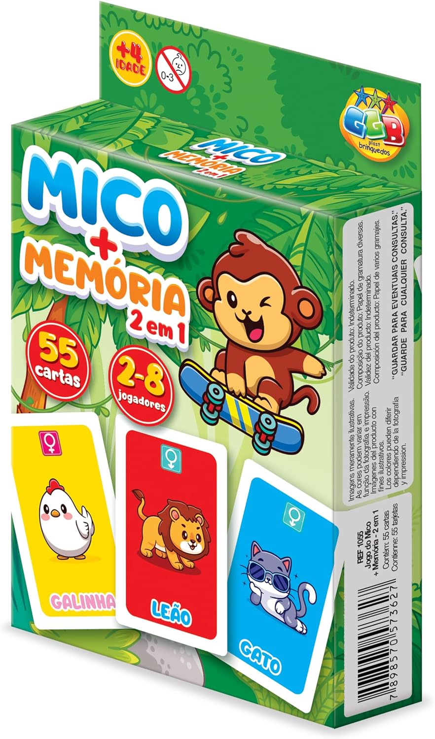 Jogo do Mico + Memória - 2 em 1 1