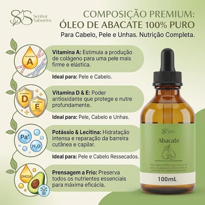 Óleo de Abacate 100% Puro 4