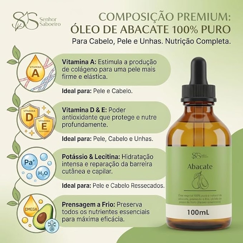 Óleo de Abacate 100% Puro 4
