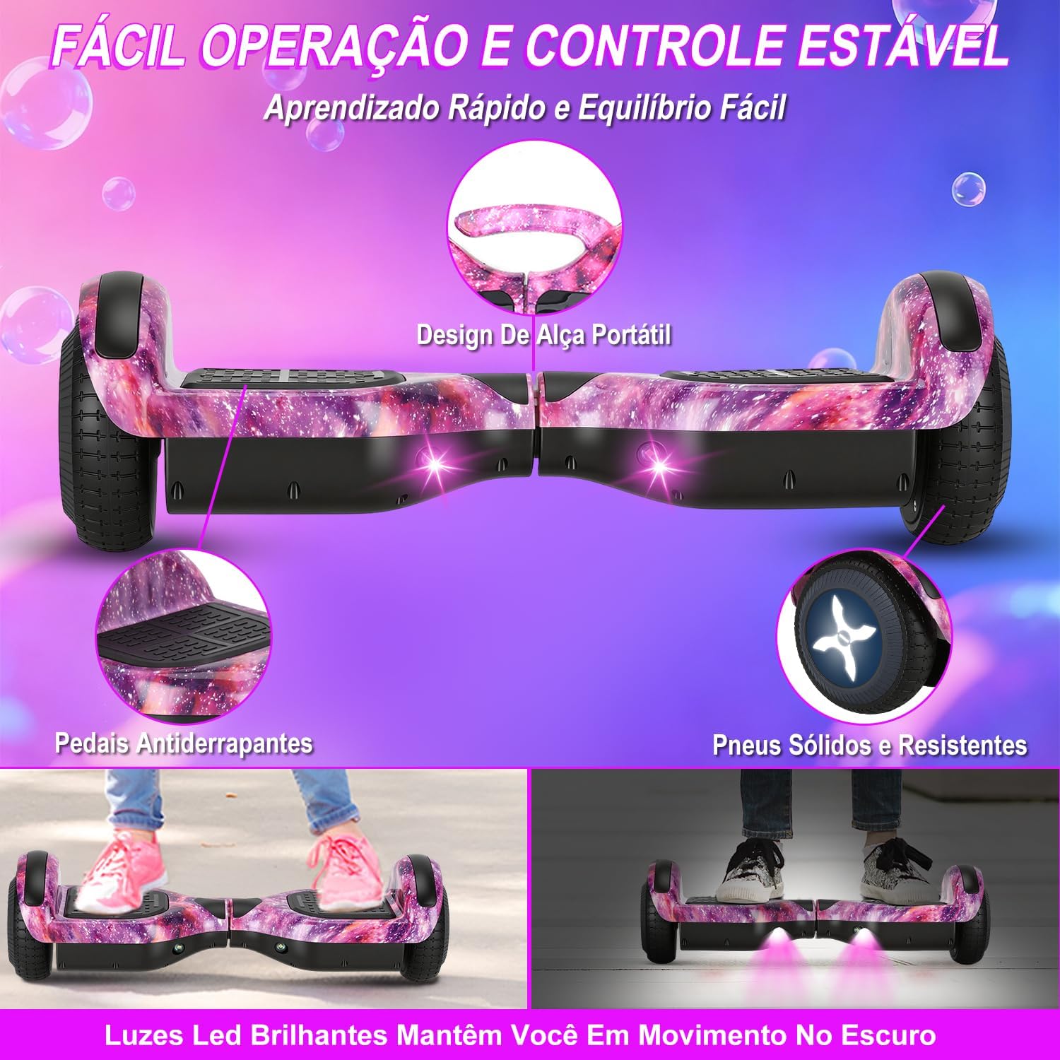 Hoverboard Adulto e Infantil com 350 W VentoEco 5