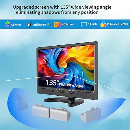 TV LED HD de 14" 2