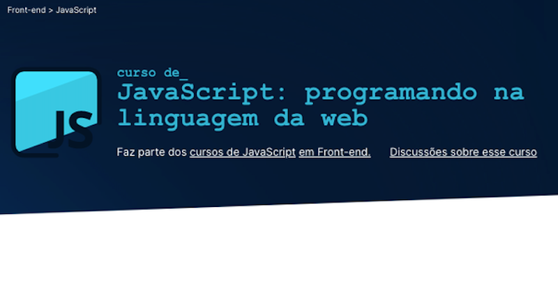 Curso de JavaScript: Programando na Linguagem da Web 1