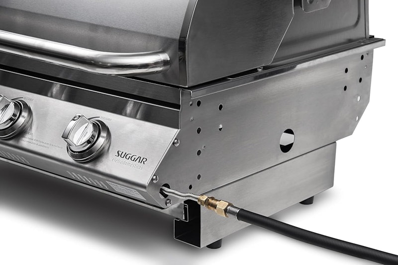 Churrasqueira para Bancada Inox a Gás 5