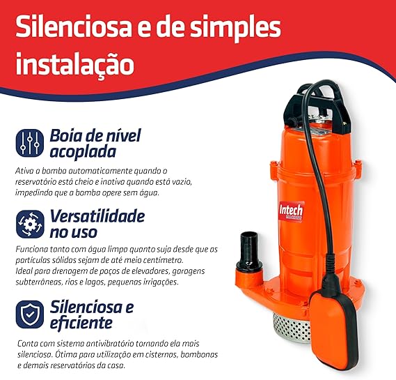 Bomba Submersível para Água Suja 3
