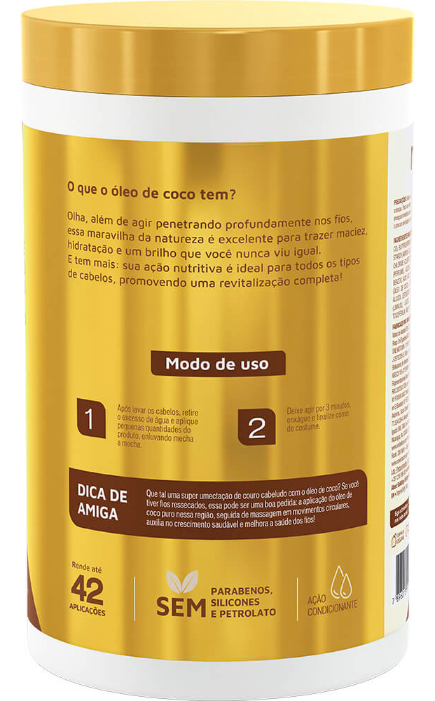 Creme Novex Óleo de Coco  2