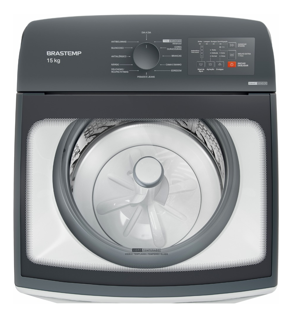 Máquina de Lavar Brastemp 15 Kg Branca com Ciclo Tira Manchas 3