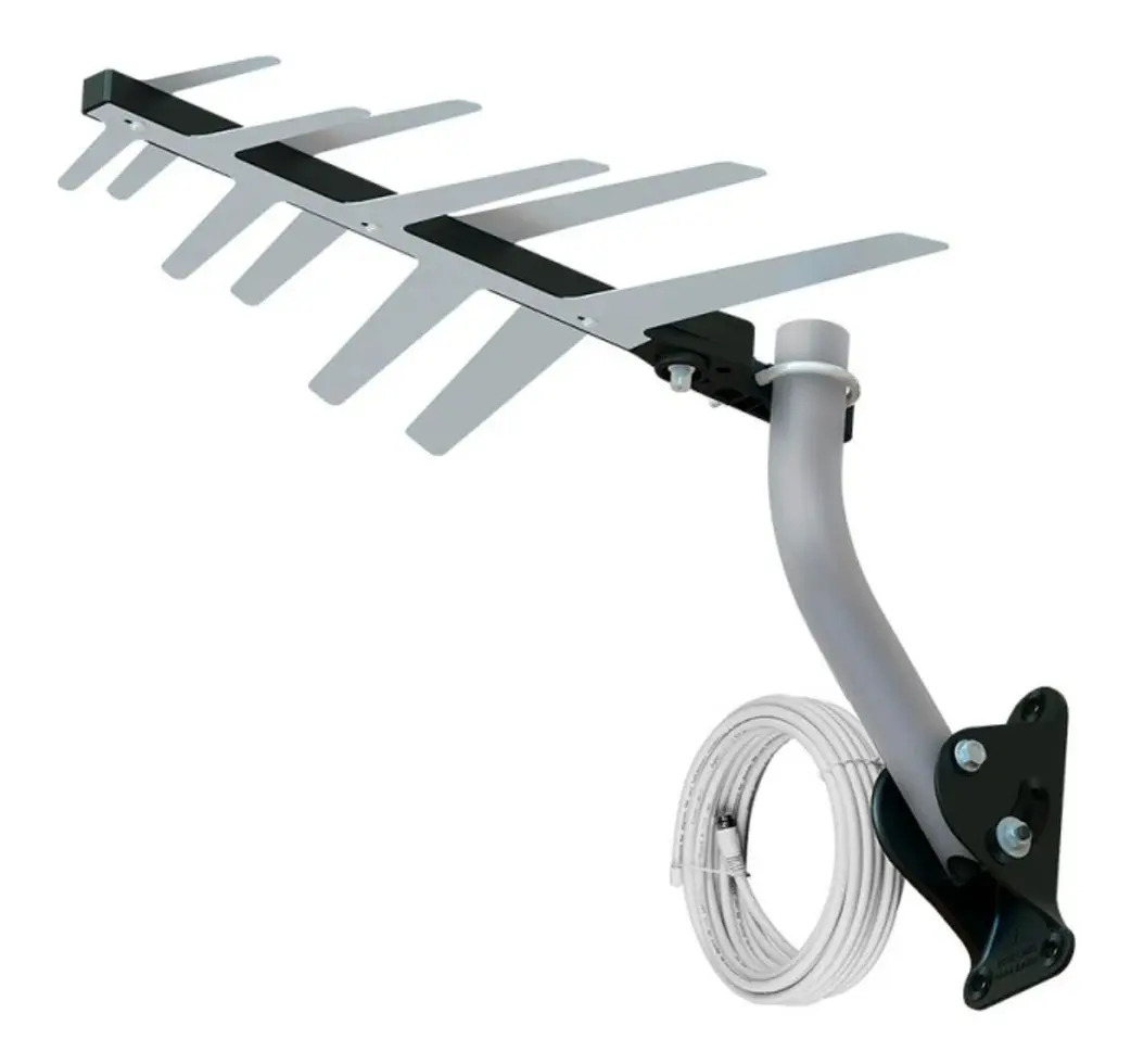 Antena Digital Externa com Suporte e Cabo 10 metros 4