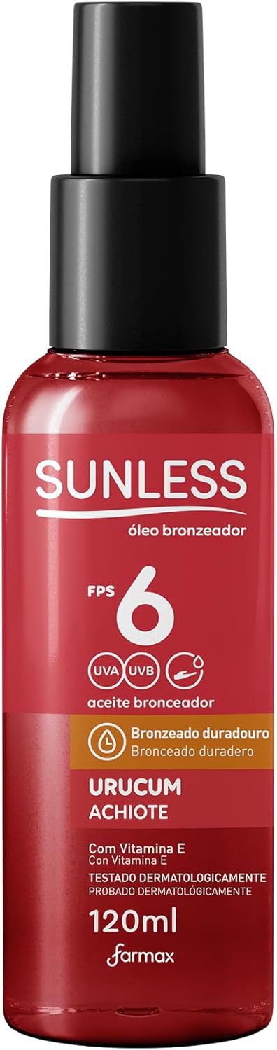 Óleo Bronzeador Spray Urucum Sunless FPS 6 1