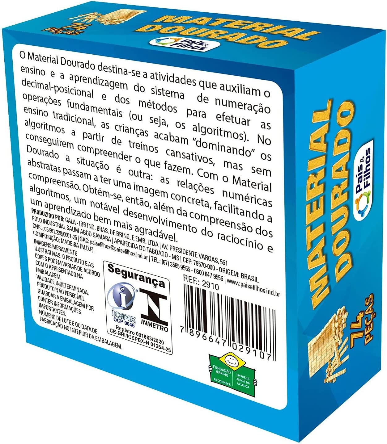 Material Dourado - 74 Peças 5