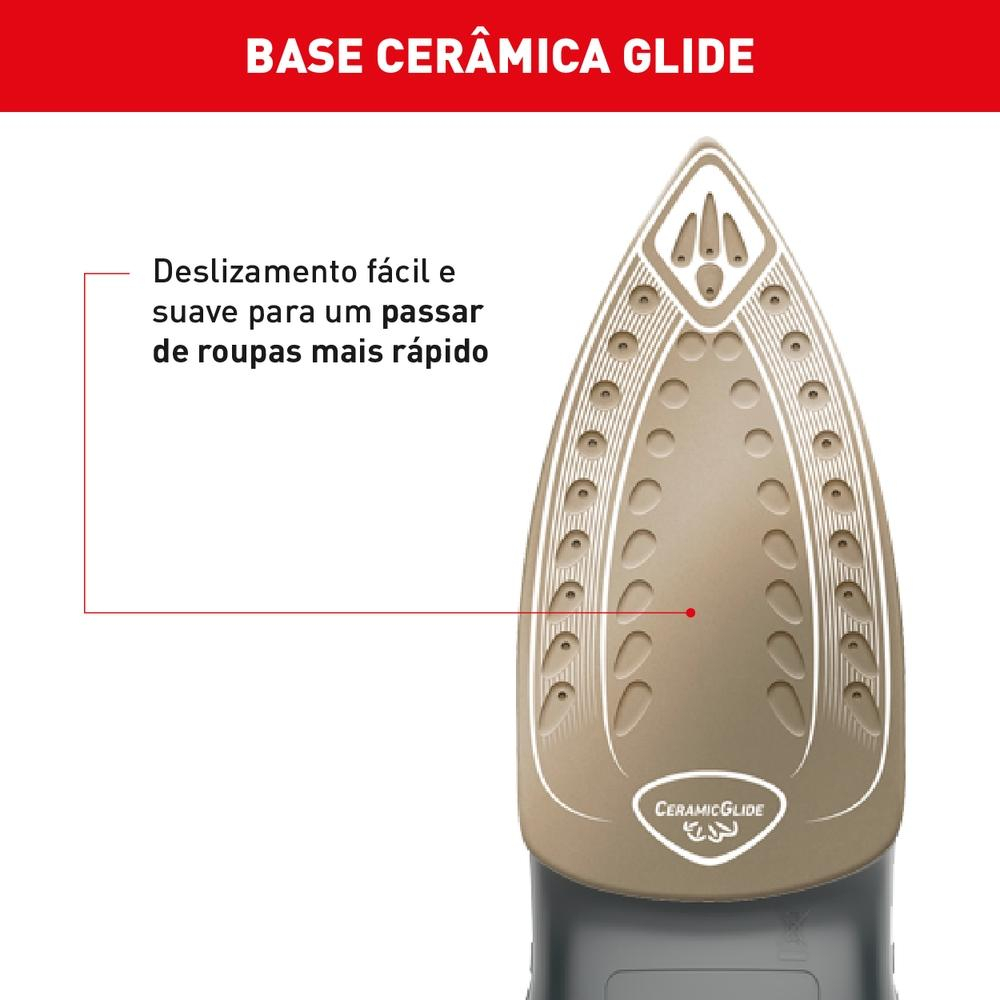 Ferro a Vapor Smartgliss com Base Cerâmica FSC1 (127 V) 3