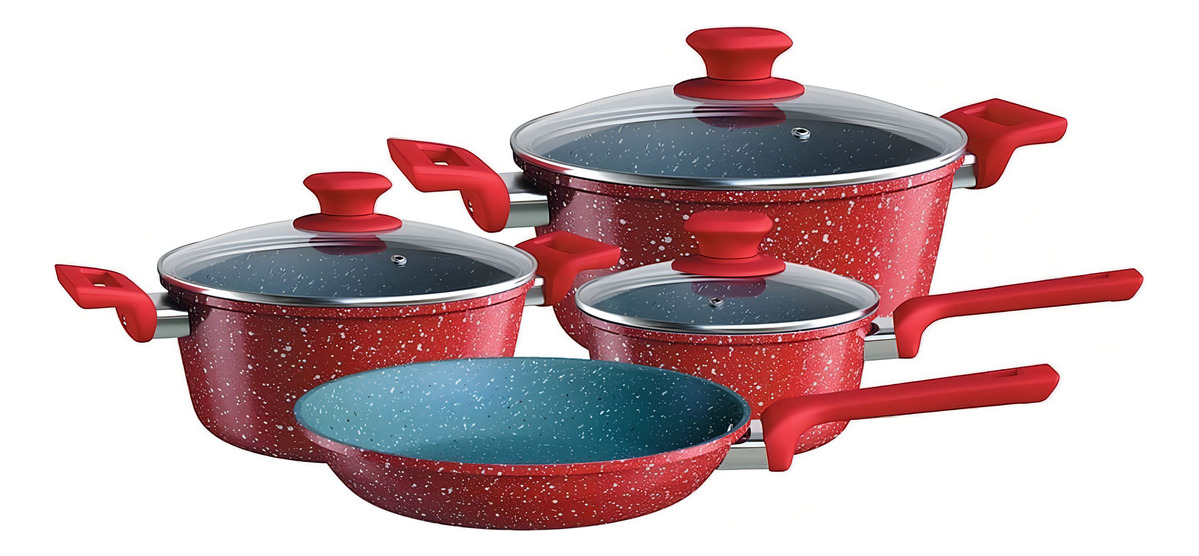 Conjunto de Panelas ColorStone 4 Peças 1