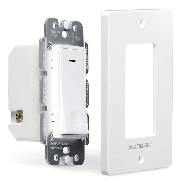 Interruptor Inteligente 1 Tecla Wi-Fi Multilaser Liv 4