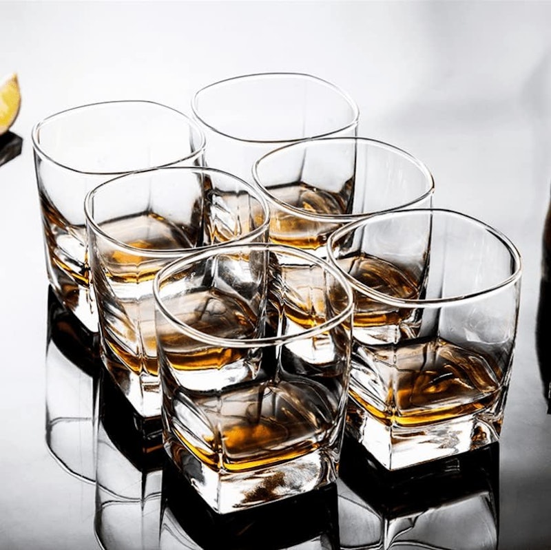Jogo 6 Copos de Vidro Whisky Diamonds 240 ml 2