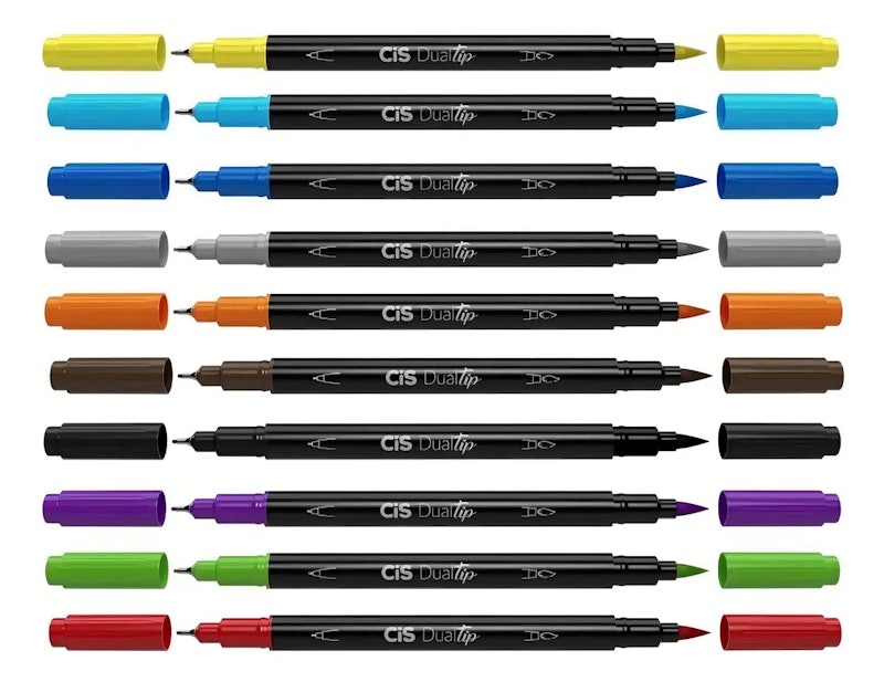 Brush Pen Dual Tip 2