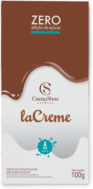 Tablete LaCreme Zero Adição de Açúcar 100g 1