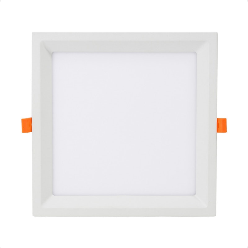 Painel LED Lux Recuado Taschibra 12 W Quadrado Embutir 1