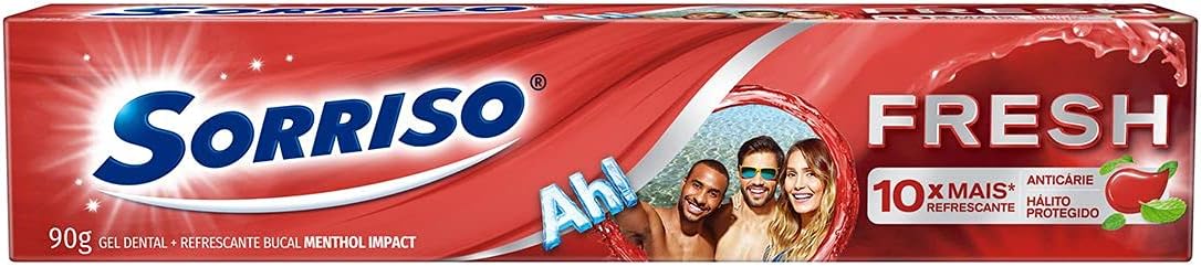 Creme Dental Sorriso Fresh Menthol Impact 1