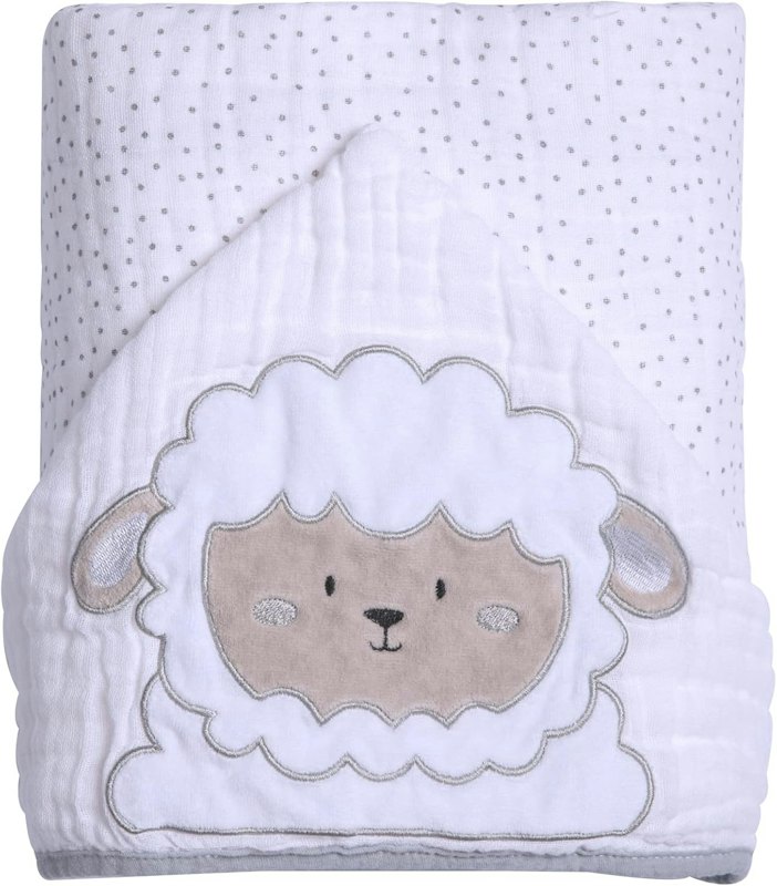 Toalha de Banho Soft Papi Friends com Capuz Bordado 90 x 75 cm Papi Textil 1
