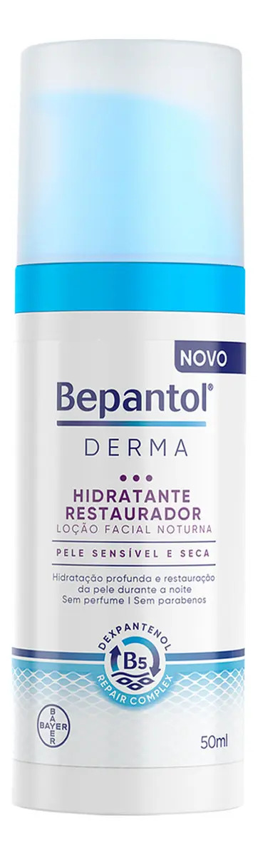 Bepantol Derma Hidratante Restaurador Facial Noturno 1