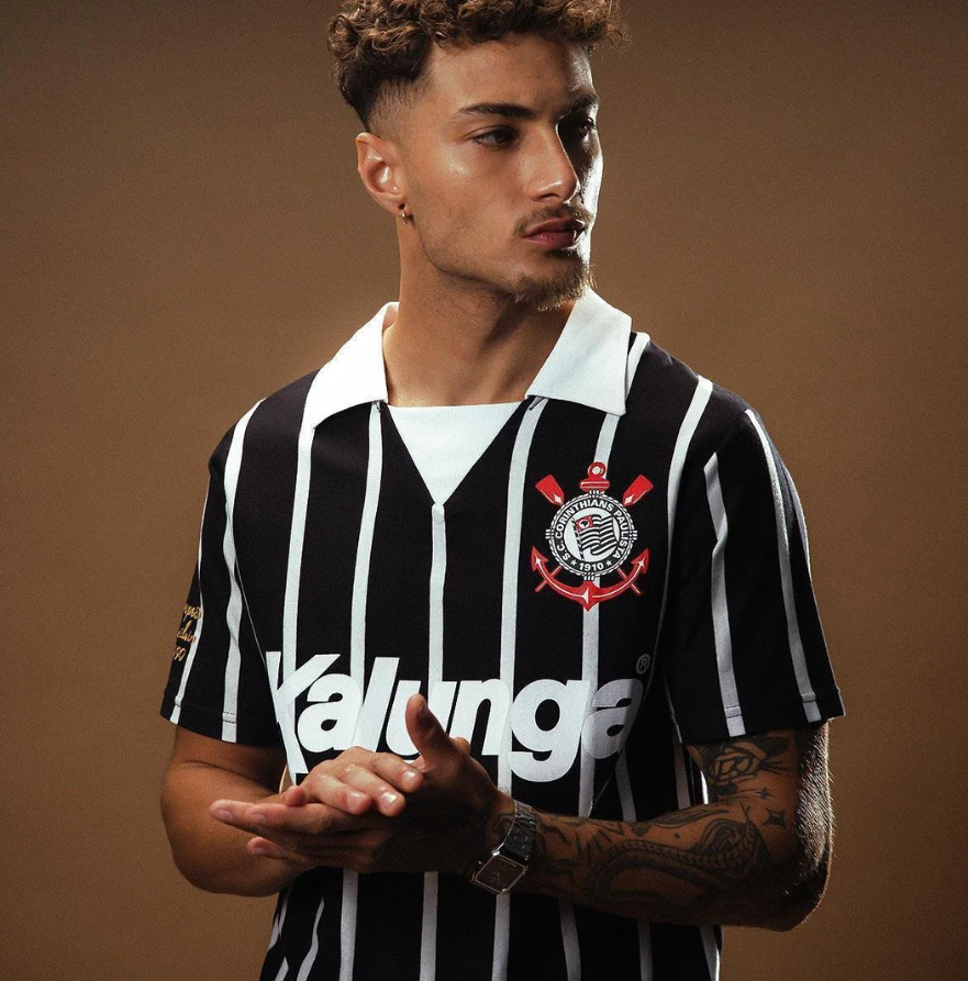 Camisa Polo Retrô Corinthians 1990 Masculina 2